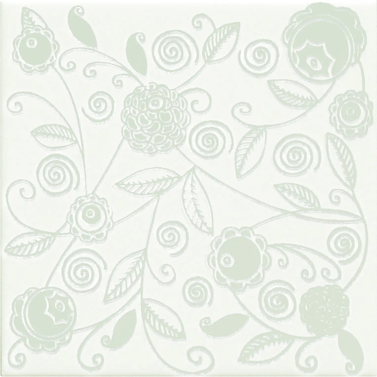 Giovanni De Maio Officina Delle Arti С000100904 AsiaBiancoFondoBianco Floor tile 20x20 cm, Italy - photo 1 Giovanni De Maio Officina Delle Arti С000100904 AsiaBiancoFondoBianco Floor tile 20x20 cm, Italy - photo 1