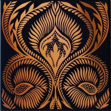 Giovanni De Maio Officina Delle Arti С000100964 SiryaOroFondoNero Gulvflise 20x20 cm, Italien, guld og ædelmetaller - foto 1 - foto 1