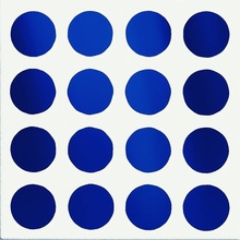 Giovanni De Maio Officina Delle Arti С000100951 Optical4BluFondoBianco Gulvflise 20x20 cm, Italien - foto 1 - foto 1