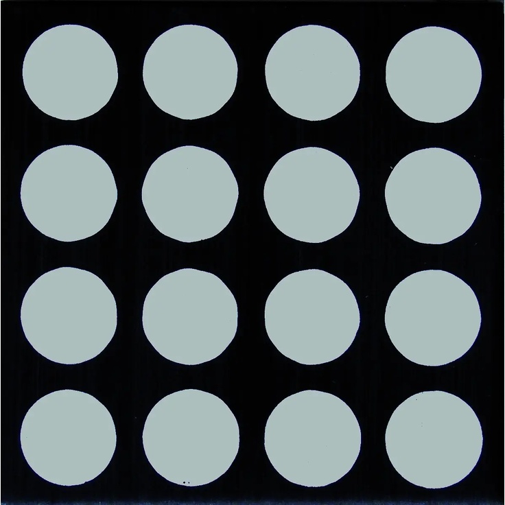 Giovanni De Maio Officina Delle Arti С000049488 Optical 4 BiancoFondoNero Floor tile 20x20 cm, Italy - photo 1 Giovanni De Maio Officina Delle Arti С000049488 Optical 4 BiancoFondoNero Floor tile 20x20 cm, Italy - photo 1