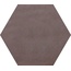 Grandinetti Anima С000355557 A5 Aubergine Esagono Natural_20*20 Floor tile 20x20 cm, Italy - photo 1