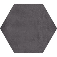 Grandinetti Anima С000355513 A17 Pitch Black Esagono Natural_20*20 Gulvflise 20x20 cm, Italien - foto 1 - foto 1