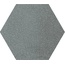 Grandinetti Pastine С000261113 NeroLevFineOGoffr_esagono20*20 Floor tile 20x20 cm, Italy - photo 1