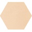 Grandinetti Pastine С000261123 OcraLevFineOGoffr_esagono20*20 Floor tile 20x20 cm, Italy - photo 1