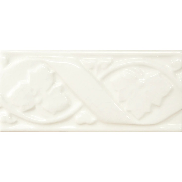 Grazia Boiserie Origins GE05 Gemme Bianco Craquele Dekor 8x20 cm - fotografie 1 Grazia Boiserie Origins GE05 Gemme Bianco Craquele Dekor 8x20 cm - fotografie 1