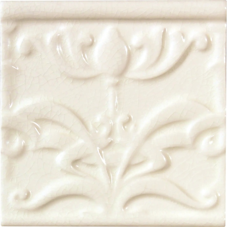 Grazia Essenze LIB010 Liberty Bianco Craquele Dekor 13x13 cm - fotografie 1 Grazia Essenze LIB010 Liberty Bianco Craquele Dekor 13x13 cm - fotografie 1