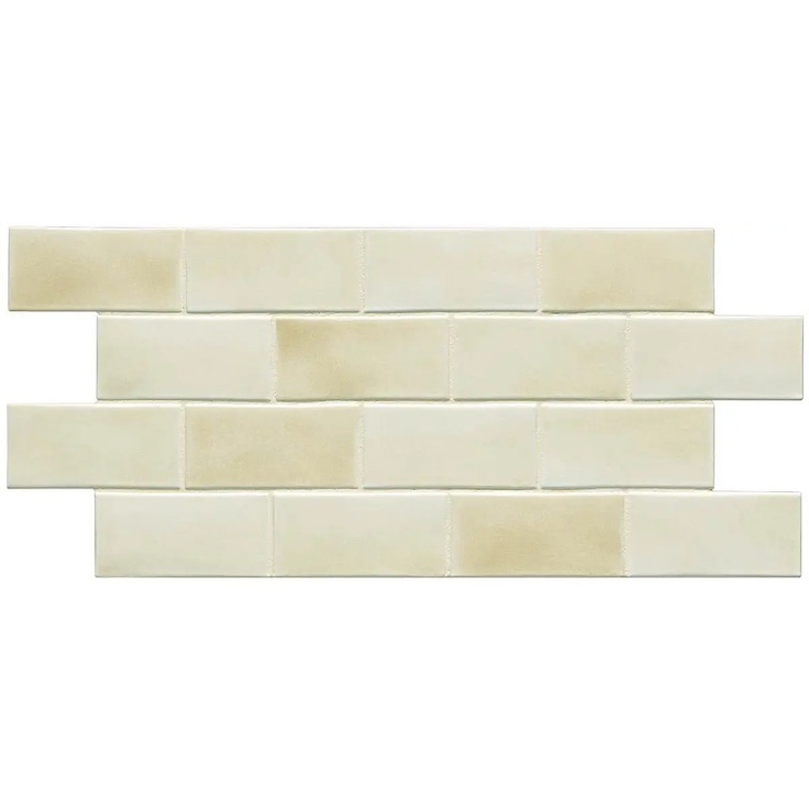 Grazia Melange MM2 Butter wandtegel 6,5x13 cm - foto 1 Grazia Melange MM2 Butter wandtegel 6,5x13 cm - foto 1