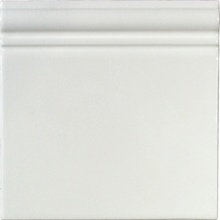 Ceramiche Grazia Boiserie Origins П000020063 ZO05_ZoccoloBiancoCraquele plint 20x20 cm, Italië, craquelé - foto 1 - foto 1