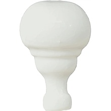 Ceramiche Grazia Boiserie Origins П000022287 TOA05_AngEstParToroBiancoCraquele Hoek 3x6,5 cm, Italië, craquelé - foto 1 - foto 1