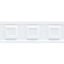 Ceramiche Grazia Boiserie SQ05 Square Bianco Craquele Decoratie 6,5x20 cm, Italië - foto 1 - foto 1