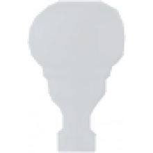 Ceramiche Grazia Boiserie TOA08 Angoli Esterno Parete Toro Indaco Speciaal element 3x6 cm, Italië - foto 1 - foto 1