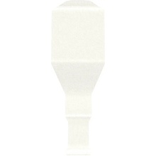 Ceramiche Grazia Elegance С000455579 FIAELQ1_Elg2,2X8,5AngFinSnowCraq Ângulo 2,2x8,5 cm, Itália, craquelê - foto 1 - foto 1