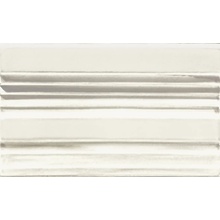 Ceramiche Grazia Epoque С000279961 TEP5_TERMINALE PITTI BIANCO CR. Obrubník 12x20 cm, Itálie, krakelování - fotografie 1 - foto 1