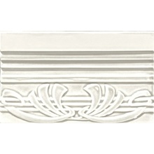 Ceramiche Grazia Epoque С000425952 TED1_TERMINALE DECO BIANCO MAT Obrubník 12x20 cm, Itálie - fotografie 1 - foto 1
