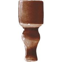 Ceramiche Grazia Epoque С000220149 FIAE7_ANG. FINALE DARK CARAMEL CR. Úhel 2x6,5 cm, Itálie, krakelování - fotografie 1 - foto 1
