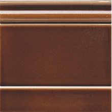 Ceramiche Grazia Epoque ZOE7 Zoccolo Dark Caramel Craquele plint 20x20 cm, Italië - foto 1 - foto 1