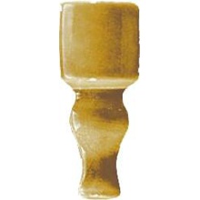 Ceramiche Grazia Epoque FIAE8 Angoli Finale Dark Mustard Craquele Speciaal element 3x6 cm, Italië - foto 1 - foto 1