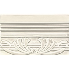 Ceramiche Grazia Epoque TED10 Terminale Beige Ivory Matt Rand 12x20 cm, Italië - foto 1 - foto 1