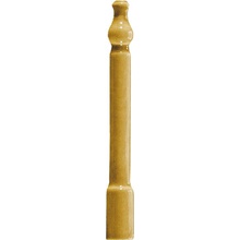 Ceramiche Grazia Epoque ZOAE8 Angoli Zoccolo Dark Mustard Craquele Speciaal element 2x20 cm, Italië - foto 1 - foto 1
