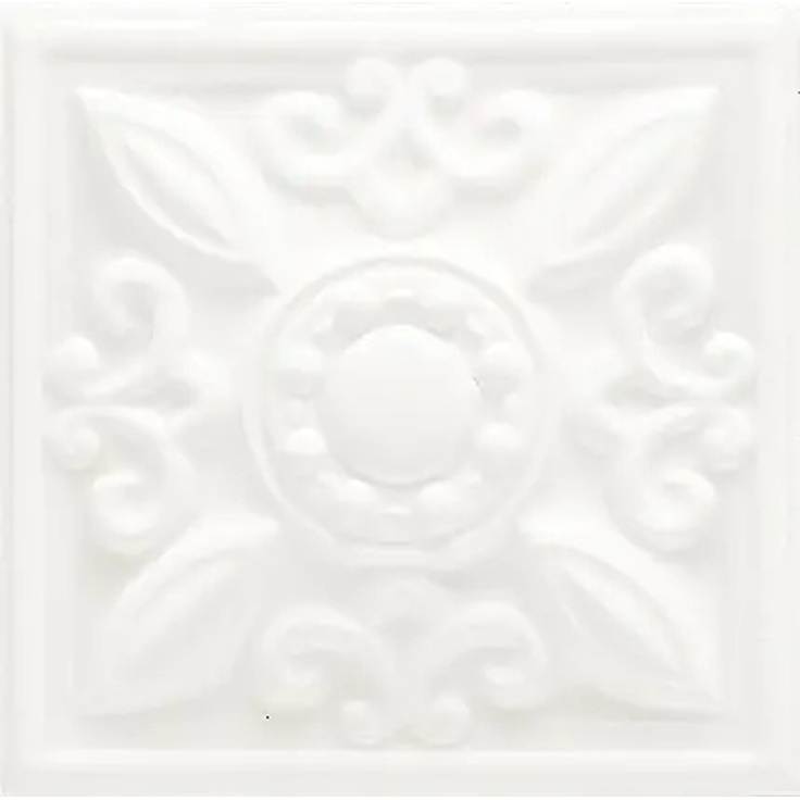 Ceramiche Grazia Essenze С000395940 NEO010_Neoclassico13X13BiancoCraq. Decor 13x13 cm, Italy, crackle - photo 1 Ceramiche Grazia Essenze С000395940 NEO010_Neoclassico13X13BiancoCraq. Decor 13x13 cm, Italy, crackle - photo 1