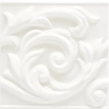 Ceramiche Grazia Essenze С000396020 VO010_Voluta13X13BiancoCraquele Decor 13x13 cm, Italy, crackle - photo 1 - photo 1