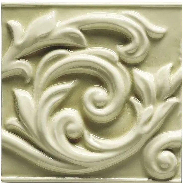 Ceramiche Grazia Essenze С000396027 VO08_Voluta13X13FelceCraquele Dekor 13x13 cm, Itálie, krakelování - fotografie 1 Ceramiche Grazia Essenze С000396027 VO08_Voluta13X13FelceCraquele Dekor 13x13 cm, Itálie, krakelování - fotografie 1