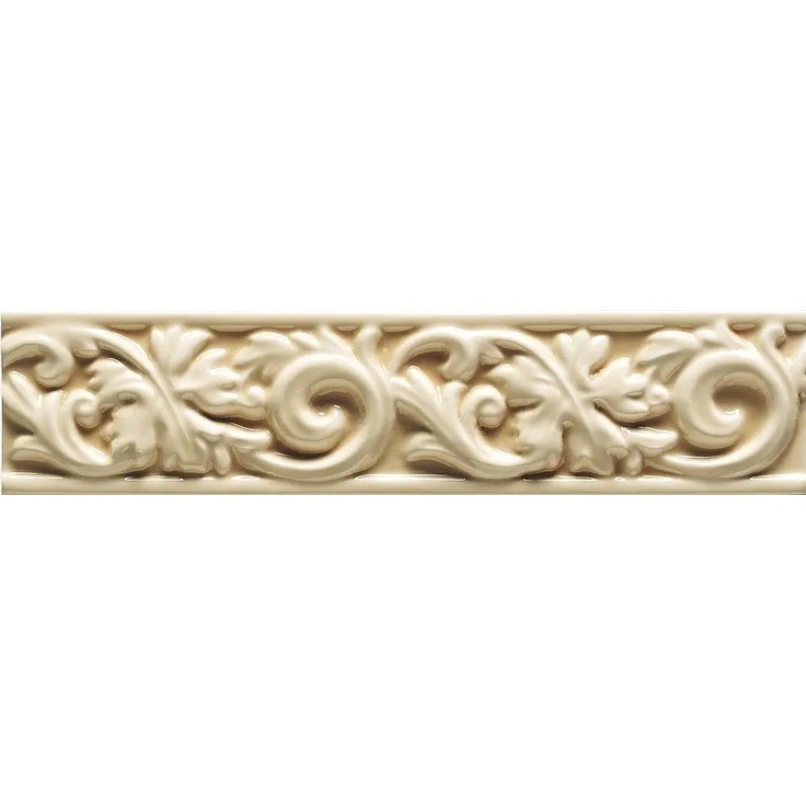 Ceramiche Grazia Essenze С000396032 VO300_Voluta6X26Gelsomino Decor 6x26 cm, Italy - photo 1 Ceramiche Grazia Essenze С000396032 VO300_Voluta6X26Gelsomino Decor 6x26 cm, Italy - photo 1