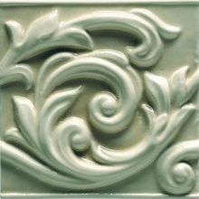 Ceramiche Grazia Essenze VO08 Voluta Felce Craquele Decor 13x13 cm, Italy - photo 1 - photo 1