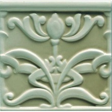 Ceramiche Grazia Essenze LIB08 Liberty Felce Craquele Decor 13x13 cm, Italy - photo 1 - photo 1