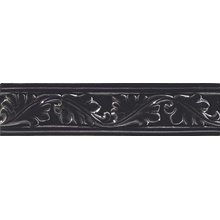 Ceramiche Grazia Formae FO2 Foliage Ebony Rand 6x26 cm, Italië - foto 1 - foto 1