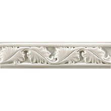 Ceramiche Grazia Formae FO6 Foliage Diamond Ecru Rand 6x26 cm, Italië - foto 1 - foto 1