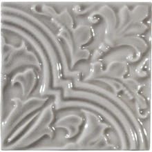 Ceramiche Grazia Formelle С000282188 ALGA5_ALGARVE 13X13 ARGENTO azulejo de pared 13x13 cm, Italia, craquelado - foto 1 - foto 1