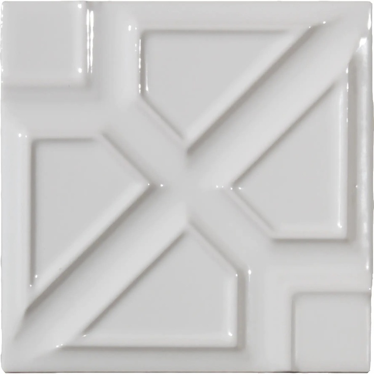 Ceramiche Grazia Formelle С000282192 MILA1_MILANO 13X13 BIANCO vægflise 13x13 cm, Italien, krakelering - foto 1 Ceramiche Grazia Formelle С000282192 MILA1_MILANO 13X13 BIANCO vægflise 13x13 cm, Italien, krakelering - foto 1