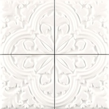 Ceramiche Grazia Formelle ALGA1 Algarve Bianco Décor 13x13 cm, Italie - photo 1 - photo 1