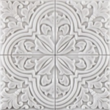 Ceramiche Grazia Formelle ALGA5 Algarve Argento Craquele Décor 13x13 cm, Italie - photo 1 - photo 1