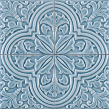 Ceramiche Grazia Formelle ALGA6 Algarve Cielo Craquele Décor 13x13 cm, Italie - photo 1 - photo 1