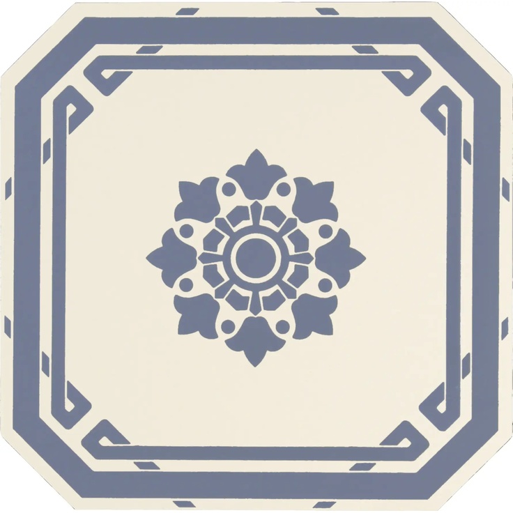 Ceramiche Grazia Old England OEOD8 OTTAGONO DEC ED BRISTOL porcelain tile 20x20 cm, Italy, hydraulic - photo 1 Ceramiche Grazia Old England OEOD8 OTTAGONO DEC ED BRISTOL porcelain tile 20x20 cm, Italy, hydraulic - photo 1