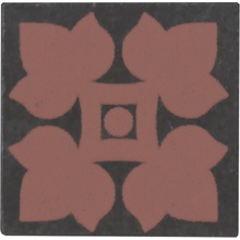 Ceramiche Grazia Old England С000366082 OETDB3_TOZZ.4X4 BLACK CHESTER Dekor 4x4 cm, Italien, imitation av hydrauliskt kakel - foto 1 - foto 1