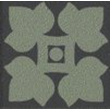 Ceramiche Grazia Old England OETDB4 OETDB4 Tozz.Black Bath Inzetstuk 4x4 cm, Italië, behang  - foto 1 - foto 1