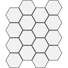Gresart Beton С000598533 1305M004381_BetonMosaicoWhiteHexagonal26*31,5 Mozaïek 26x31,5 cm, Portugal, beton - foto 1 - foto 1