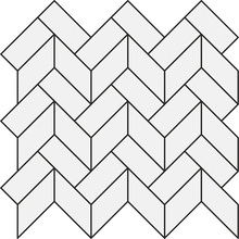 Gresart Metallica С000598632 1305Q006751_MetallicaMosaicoDarkChevron329,9*29,9 Mosaico 30x30 cm, Portugal, metal e ferrugem - foto 1 - foto 1