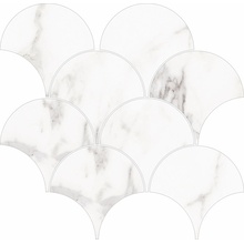Halcon Palatina С000583265 Palatina Escama Blanco Brillo 28x29 Mosaico 28x29 cm, Espanha, outros tipos de mármore - foto 1 - foto 1