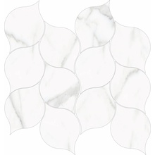 Halcon Palatina С000583274 Palatina Hojas Blanco Brillo 28,9x27,2 Mosaico 27,2x28,9 cm, Espanha, outros tipos de mármore - foto 1 - foto 1