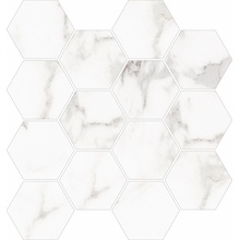 Halcon Palatina С000583271 Palatina Hexagono Blanco Brillo 28,3x26,5 Mosaico 26,5x28,3 cm, Espanha, outros tipos de mármore - foto 1 - foto 1