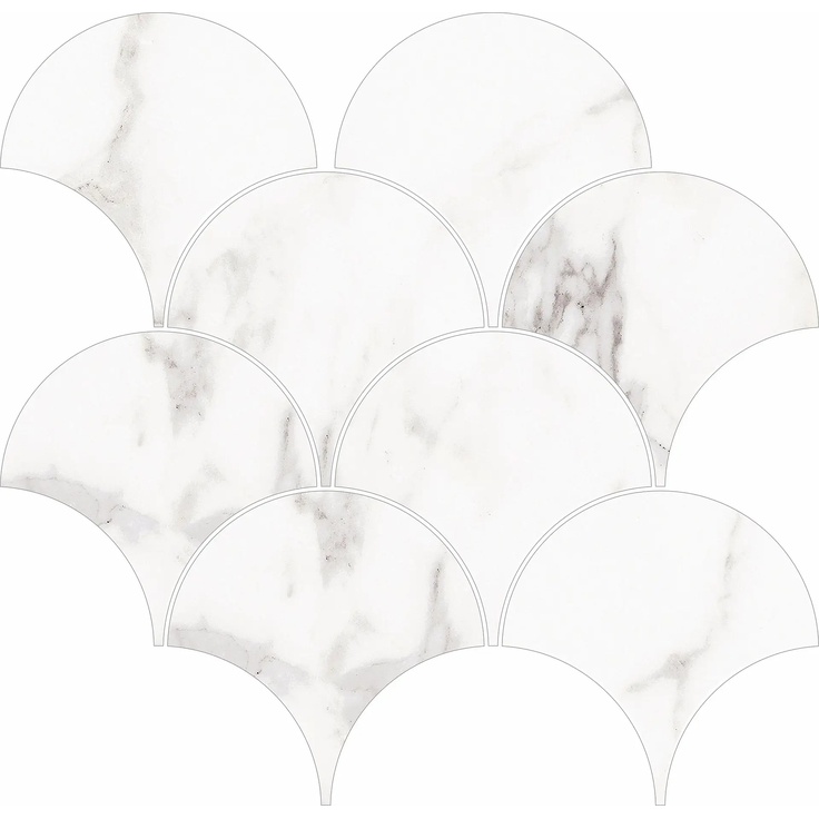 Halcon Palatina Escama Blanco Mate Mozaika 28x29 cm, Hiszpania, inne rodzaje marmuru - zdjęcie 1 Halcon Palatina Escama Blanco Mate Mozaika 28x29 cm, Hiszpania, inne rodzaje marmuru - zdjęcie 1