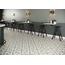 Harmony Cuban 22,3x22,3 см, glazed porcelain stoneware, Spain, hydraulic - interior photo 2