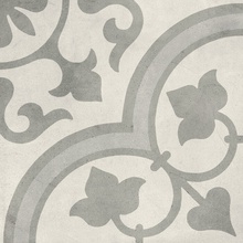 Harmony Cuban 23288 Silver Ornate porcelain tile 22,3x22,3 cm, Spain, stone  - photo 1 - photo 1