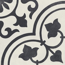 Harmony Cuban 23286 White Ornate porcelain tile 22,3x22,3 cm, Spain, stone  - photo 1 - photo 1