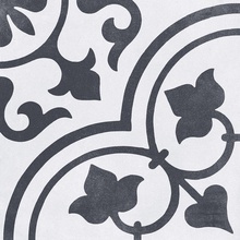 Harmony Cuban White Ornate 9mm porcelain tile 22,3x22,3 cm, Spain, concrete  - photo 1 - photo 1