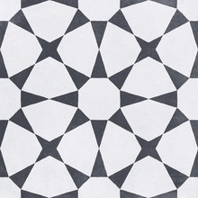 Harmony Cuban White Star 9mm porcelain tile 22,3x22,3 cm, Spain, concrete  - photo 1 - photo 1
